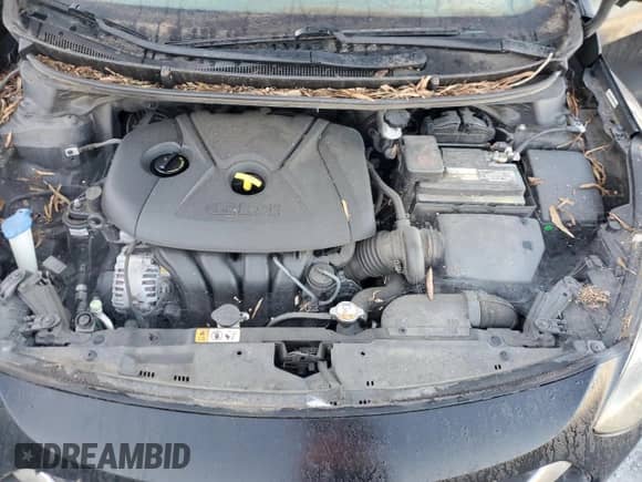 2014 Hyundai Elantra with VIN KMHD35LH2EU222302, listed as a Copart auction lot 82663735 with 154,420 mi miles and Clean title. Bid and sale history available at DreamBid. Image 11.