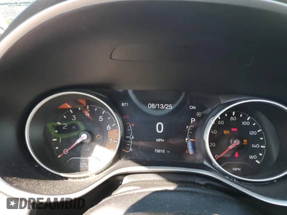 2019 Jeep Compass Limited with VIN 3C4NJCCB7KT662584, listed as a Copart auction lot 68265085 with 75,610 mi miles and Salvage title. Bid and sale history available at DreamBid. Image 9.