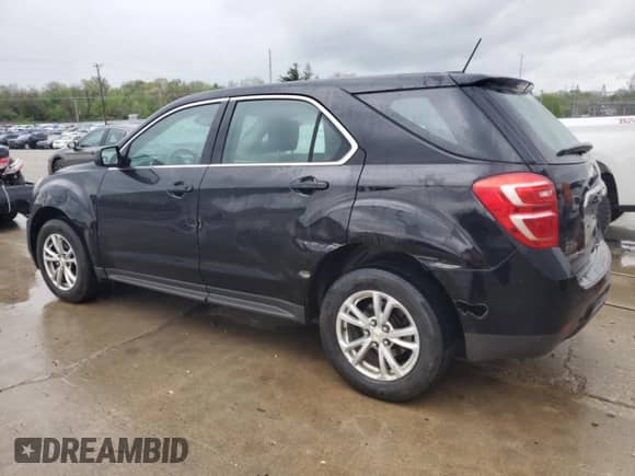 2017 Chevrolet Equinox LS with VIN 2GNFLEEK3H6108227, listed as a Copart auction lot 53240075 with 113,033 mi miles and Non repairable. Bid and sale history available at DreamBid. Image 2.