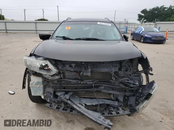 2016 Nissan Rogue SV with VIN KNMAT2MT7GP640638, listed as a Copart auction lot 61145035 with Not provided miles and Salvage title. Bid and sale history available at DreamBid. Image 5.