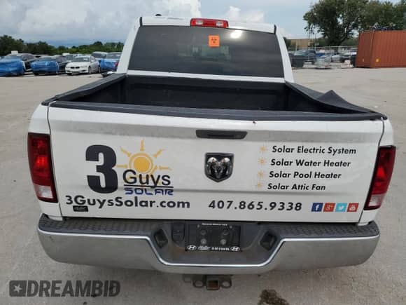 2013 Ram 1500 Tradesman with VIN 1C6RR6KP0DS618978, listed as a Copart auction lot 71236574 with 228,598 mi miles and Salvage title. Bid and sale history available at DreamBid. Image 6.