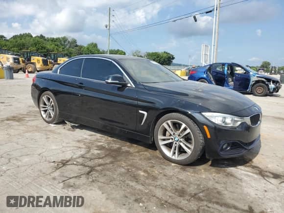 2015 BMW 4 Series 435i z VIN WBA3T3C51FP939703, wystawiony jako Copart lot #64424055 z przebiegiem 100 345 mil mil oraz Szkoda całkowita • Salvage title. Historia ofert i sprzedaży dostępna na DreamBid. Obrazek 4.