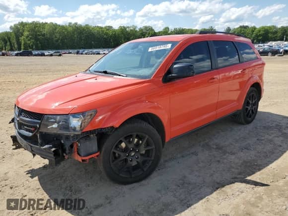 2018 Dodge Journey SXT z VIN 3C4PDDBG0JT257801, wystawiony jako Copart lot #56919795 z przebiegiem 132 751 mil mil oraz Szkoda całkowita • Salvage title. Historia ofert i sprzedaży dostępna na DreamBid. Obrazek 1.