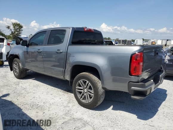 2021 Chevrolet Colorado 2WD Work Truck с VIN 1GCGSBEA4M1153163, выставлен на аукционе Copart как лот 57791375 с пробегом 47 561 миль миль и На запчасти • Non repairable. История ставок и продаж доступна на DreamBid. Изображение 2.