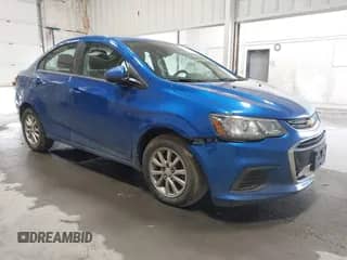 2020 Chevrolet Sonic LT with VIN 1G1JD5SB9L4142311, listed as a IAAI auction lot 42843348 with 84,240 mi miles and . Bid and sale history available at DreamBid. Image 1.
