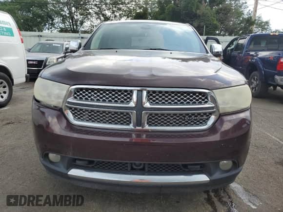 2012 Dodge Durango Citadel with VIN 1C4SDJET1CC188309, listed as a Copart auction lot 65580995 with 188,734 mi miles and Salvage title. Bid and sale history available at DreamBid. Image 5.