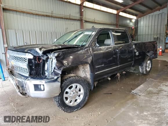 2015 Chevrolet Silverado 3500HD LTZ с VIN 1GC4K0C87FF596310, выставлен на аукционе Copart как лот 63790585 с пробегом Не указан миль и Списание • Salvage title. История ставок и продаж доступна на DreamBid. Изображение 1.