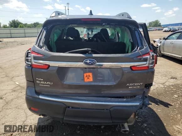 2024 Subaru Ascent Limited с VIN 4S4WMAUD6R3425425, выставлен на аукционе Copart как лот 63679835 с пробегом 7 233 миль миль и Списание • Salvage title. История ставок и продаж доступна на DreamBid. Изображение 6.
