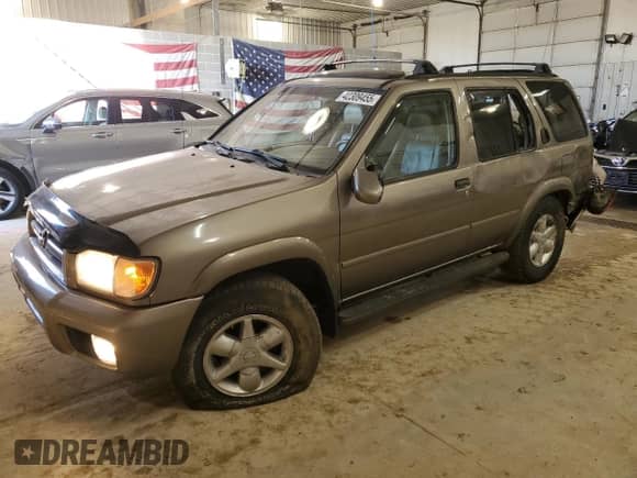 2001 Nissan Pathfinder LE с VIN JN8DR09Y41W574247, выставлен на аукционе Copart как лот 42309455 с пробегом 160 054 миль миль и Списание • Salvage title. История ставок и продаж доступна на DreamBid. Изображение 1.