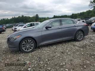 2016 Hyundai Genesis 3.8L z VIN KMHGN4JE2GU116140, wystawiony jako Copart lot #59967204 z przebiegiem 134 966 mil mil oraz Szkoda całkowita • Salvage title. Historia ofert i sprzedaży dostępna na DreamBid. Obrazek 1.