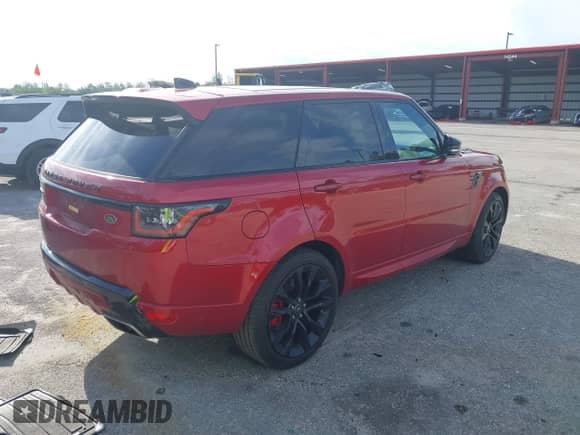 2022 Land Rover Range Rover Sport HST with VIN SALWS2RU9NA208880, listed as a IAAI auction lot 43139537 with 33,198 mi miles and . Bid and sale history available at DreamBid. Image 4.