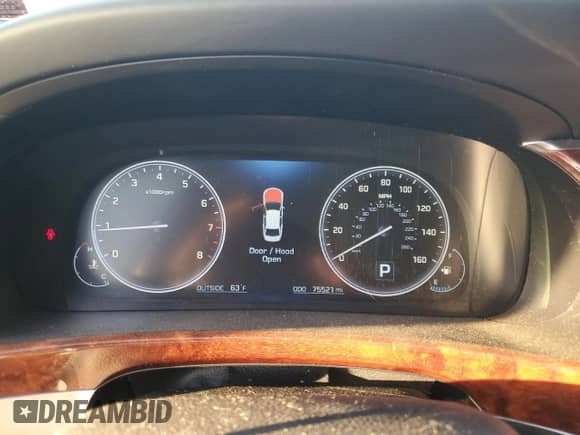 2015 Hyundai Equus Signature с VIN KMHGH4JH6FU097947, выставлен на аукционе Copart как лот 84484955 с пробегом 75 521 миль миль и Списание • Salvage title. История ставок и продаж доступна на DreamBid. Изображение 9.