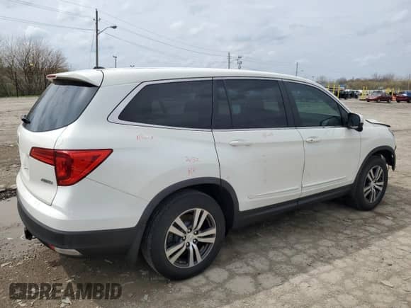 2017 Honda Pilot EX-L with VIN 5FNYF6H89HB026138, listed as a Copart auction lot 51601845 with 165,565 mi miles and Clean title. Bid and sale history available at DreamBid. Image 3.