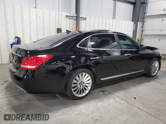 2016 Hyundai Equus Ultimate с VIN KMHGH4JHXGU102729, выставлен на аукционе Copart как лот 77043834 с пробегом 64 191 миль миль и Списание • Salvage title. История ставок и продаж доступна на DreamBid. Изображение 3.