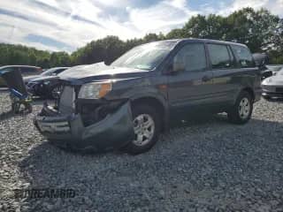 2006 Honda Pilot LX с VIN 2HKYF18186H524769, выставлен на аукционе Copart как лот 69457405 с пробегом 147 588 миль миль и Чистый • Clean title. История ставок и продаж доступна на DreamBid. Изображение 1.