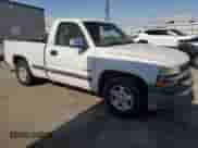 2002 Chevrolet Silverado 1500 LS with VIN 1GCEC14V72Z191536, listed as a Copart auction lot 59639495 with Not provided miles and Salvage title. Bid and sale history available at DreamBid. Image 4.