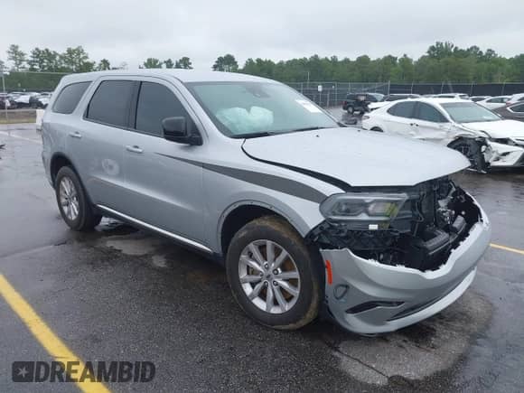 2024 Dodge Durango Pursuit с VIN 1C4SDJFT8RC213648, выставлен на аукционе IAAI как лот 42884249 с пробегом 8 624 миль миль и . История ставок и продаж доступна на DreamBid. Изображение 1.