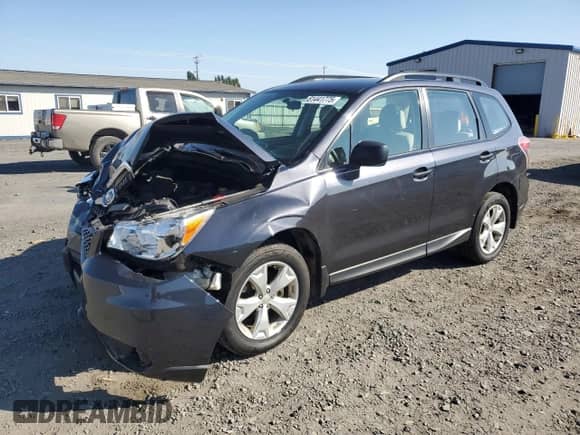 2016 Subaru Forester 2.5i z VIN JF2SJABC6GH556409, wystawiony jako Copart lot #81441775 z przebiegiem 84 122 mil mil oraz Szkoda całkowita • Salvage title. Historia ofert i sprzedaży dostępna na DreamBid. Obrazek 1.