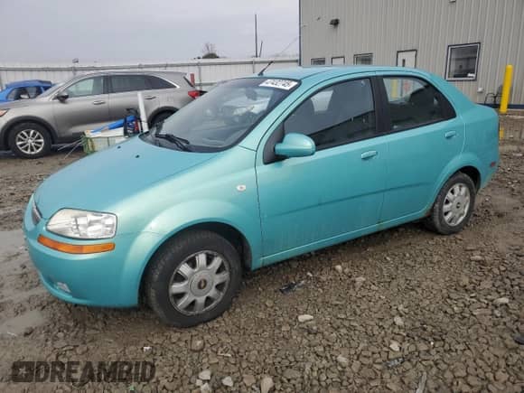 2005 Chevrolet Aveo LT z VIN KL1TG526X5B444688, wystawiony jako Copart lot #47432745 z przebiegiem 56 538 mil mil oraz Czysty tytuł • Clean title. Historia ofert i sprzedaży dostępna na DreamBid. Obrazek 1.