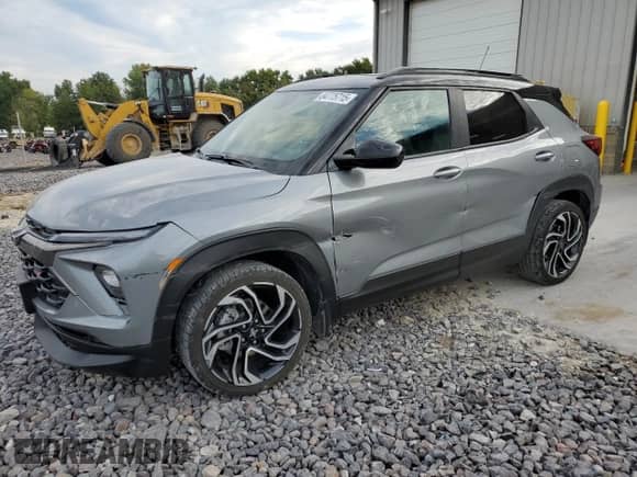 2024 Chevrolet TrailBlazer RS with VIN KL79MTSL2RB180696, listed as a Copart auction lot 84775715 with 25,924 mi miles and Clean title. Bid and sale history available at DreamBid. Image 1.