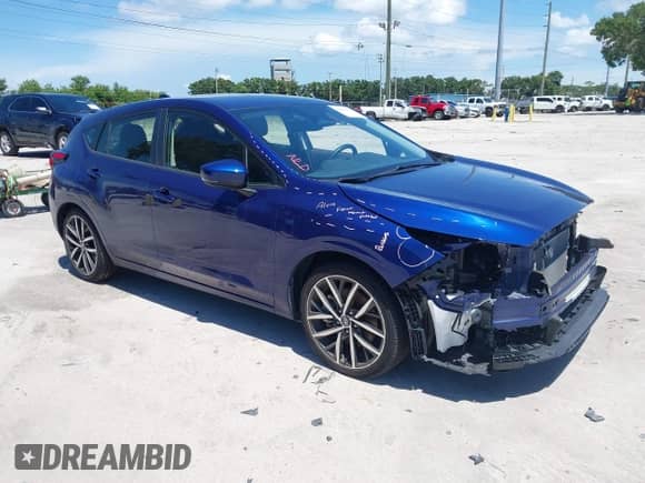 2024 Subaru Impreza Special Sports with VIN JF1GUAFC2R8223512, listed as a IAAI auction lot 42690432 with 37,388 mi miles and . Bid and sale history available at DreamBid. Image 1.