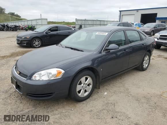 2008 Chevrolet Impala LT с VIN 2G1WT55K381271166, выставлен на аукционе Copart как лот 84034825 с пробегом 56 652 миль миль и На запчасти • Non repairable. История ставок и продаж доступна на DreamBid. Изображение 1.