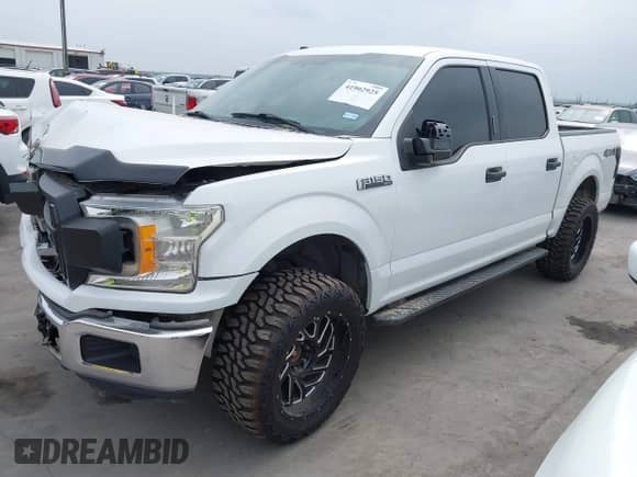 2018 Ford F-150 XL z VIN 1FTEW1EB4JKE02310, wystawiony jako IAAI lot #41902925 z przebiegiem 161 513 mil mil oraz . Historia ofert i sprzedaży dostępna na DreamBid. Obrazek 2.