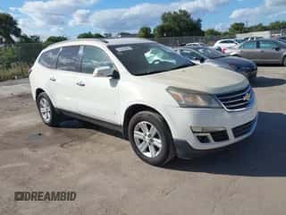 2014 Chevrolet Traverse LT z VIN 1GNKRGKD1EJ342508, wystawiony jako IAAI lot #43434525 z przebiegiem 169 068 mil mil oraz . Historia ofert i sprzedaży dostępna na DreamBid. Obrazek 1.