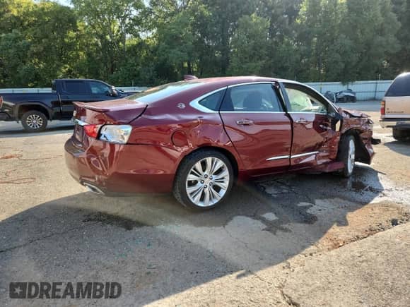 2016 Chevrolet Impala LTZ with VIN 1G1145S36GU161106, listed as a Copart auction lot 80634175 with 89,269 mi miles and Salvage title. Bid and sale history available at DreamBid. Image 3.