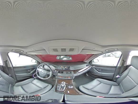 2013 BMW 5 Series 535i xDrive with VIN WBAFU7C53DDU77189, listed as a Copart auction lot 80950105 with 80,560 mi miles and Salvage title. Bid and sale history available at DreamBid. Image 14.