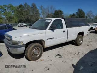 2001 Dodge 2500 with VIN 3B7KC26Z91M267198, listed as a Copart auction lot 53396305 with 186,550 mi miles and Clean title. Bid and sale history available at DreamBid. Image 1.