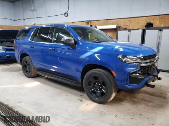 2022 Chevrolet Tahoe Commercial with VIN 1GNSKLED5NR295008, listed as a Copart auction lot 66525185 with 29,276 mi miles and Salvage title. Bid and sale history available at DreamBid. Image 4.