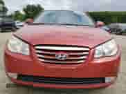 2010 Hyundai Elantra GLS with VIN KMHDU4AD7AU836604, listed as a Copart auction lot 80053905 with 91,176 mi miles and Salvage title. Bid and sale history available at DreamBid. Image 5.