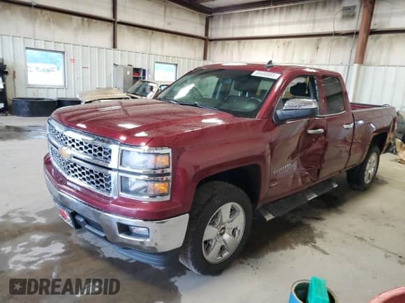 2015 Chevrolet Silverado 1500 LT z VIN 1GCRCREH5FZ306925, wystawiony jako Copart lot #66688885 z przebiegiem Nie podano mil oraz Szkoda całkowita • Salvage title. Historia ofert i sprzedaży dostępna na DreamBid. Obrazek 1.