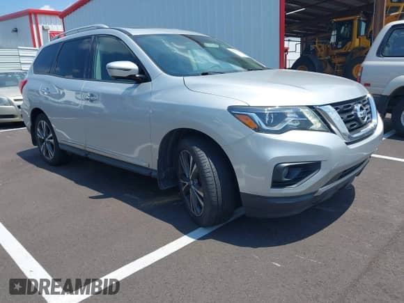 2017 Nissan Pathfinder S with VIN 5N1DR2MN4HC671718, listed as a IAAI auction lot 42799564 with 86,051 mi miles and . Bid and sale history available at DreamBid. Image 1.