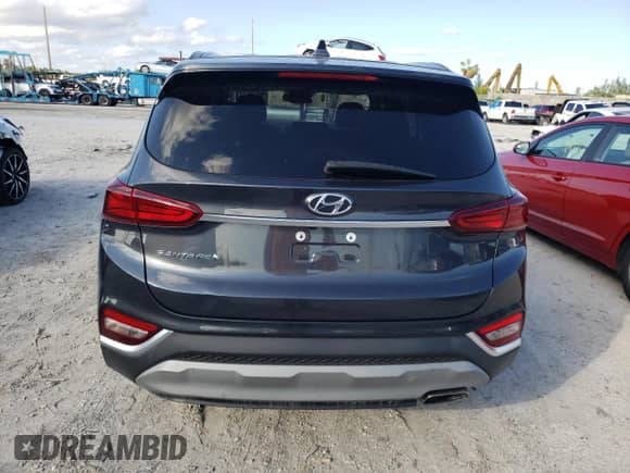 2020 Hyundai Santa Fe SEL with VIN 5NMS33AD0LH188297, listed as a Copart auction lot 67265452 with 40,437 mi miles and . Bid and sale history available at DreamBid. Image 6.