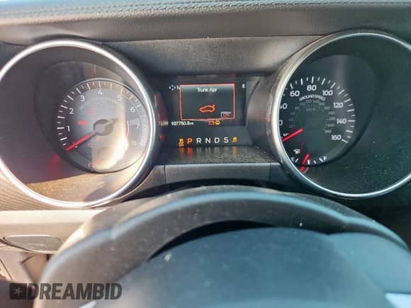 2018 Ford Mustang EcoBoost with VIN 1FA6P8TH1J5159481, listed as a Copart auction lot 81703915 with 107,750 mi miles and Salvage title. Bid and sale history available at DreamBid. Image 9.