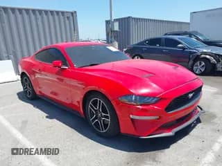 2023 Ford Mustang EcoBoost with VIN 1FA6P8TH2P5109651, listed as a IAAI auction lot 42519302 with 33,575 mi miles and . Bid and sale history available at DreamBid. Image 1.