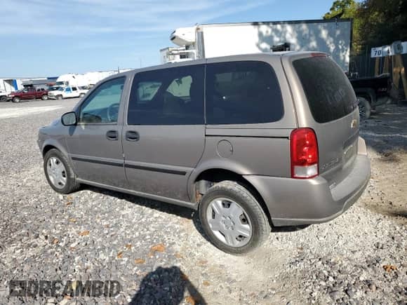2006 Chevrolet Uplander LS z VIN 1GNDU23L46D149348, wystawiony jako Copart lot #80913105 z przebiegiem 176 209 mil mil oraz Szkoda całkowita • Salvage title. Historia ofert i sprzedaży dostępna na DreamBid. Obrazek 2.