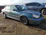 2004 Hyundai Sonata with VIN KMHWF25H44A053637, listed as a Copart auction lot 45029955 with 215,222 mi miles and Salvage title. Bid and sale history available at DreamBid. Image 4.