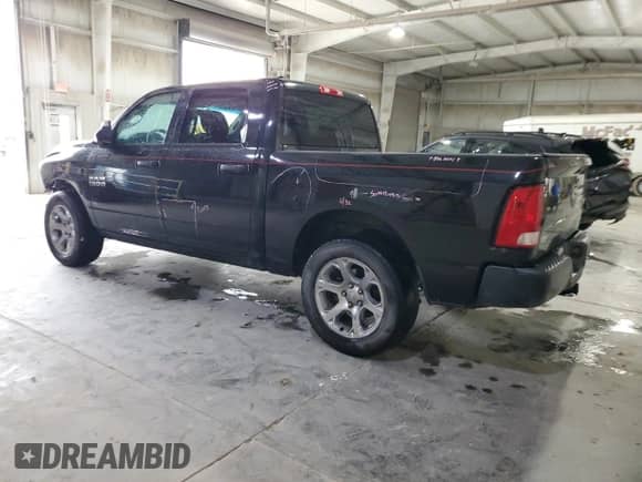 2016 Ram 1500 Tradesman z VIN 1C6RR7KM9GS140303, wystawiony jako Copart lot #46131014 z przebiegiem 104 580 mil mil oraz Szkoda całkowita • Salvage title. Historia ofert i sprzedaży dostępna na DreamBid. Obrazek 2.