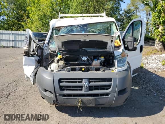 2017 Ram ProMaster Cargo z VIN 3C6TRVNG0HE502815, wystawiony jako Copart lot #53471934 z przebiegiem Nie podano mil oraz Szkoda całkowita • Salvage title. Historia ofert i sprzedaży dostępna na DreamBid. Obrazek 5.