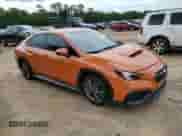 2023 Subaru WRX with VIN JF1VBAA62P9817958, listed as a Copart auction lot 56706275 with 17,717 mi miles and Salvage title. Bid and sale history available at DreamBid. Image 4.