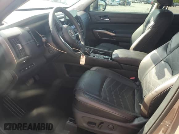 2024 Nissan Pathfinder Platinum with VIN 5N1DR3DJ4RC243751, listed as a Copart auction lot 72005965 with 34,791 mi miles and Salvage title. Bid and sale history available at DreamBid. Image 7.