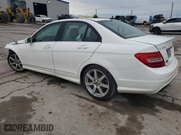 2014 Mercedes-Benz C 250 Sport with VIN WDDGF4HB6EA924346, listed as a Copart auction lot 55314195 with 175,583 mi miles and Salvage title. Bid and sale history available at DreamBid. Image 2.