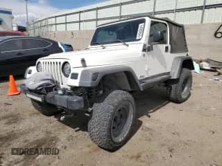 2005 Jeep Wrangler SE z VIN 1J4FA29S45P333057, wystawiony jako Copart lot #64989845 z przebiegiem 103 380 mil mil oraz Szkoda całkowita • Salvage title. Historia ofert i sprzedaży dostępna na DreamBid. Obrazek 1.