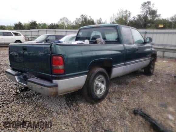 1999 Dodge 1500 with VIN 3B7HC12Y1XG110550, listed as a Copart auction lot 41469855 with 186,072 mi miles and Salvage title. Bid and sale history available at DreamBid. Image 3.
