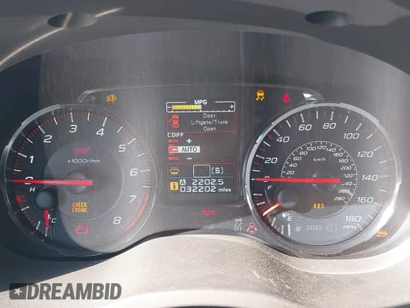 2020 Subaru WRX STI with VIN JF1VA2S69L9812905, listed as a IAAI auction lot 41880174 with 32,202 mi miles and . Bid and sale history available at DreamBid. Image 7.