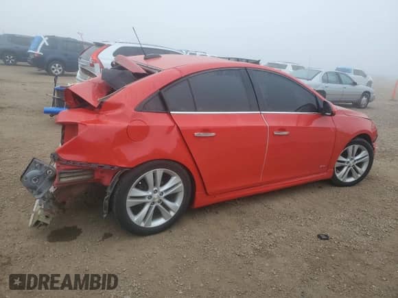 2015 Chevrolet Cruze LTZ with VIN 1G1PG5SB6F7227417, listed as a Copart auction lot 85897965 with 151,824 mi miles and Non repairable. Bid and sale history available at DreamBid. Image 3.