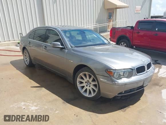 2004 BMW 7 Series 745Li with VIN WBAGN63414DS50540, listed as a IAAI auction lot 42751248 with Not provided miles and . Bid and sale history available at DreamBid. Image 1.